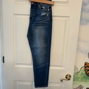 AE High Waisted Stretch Mom Jean